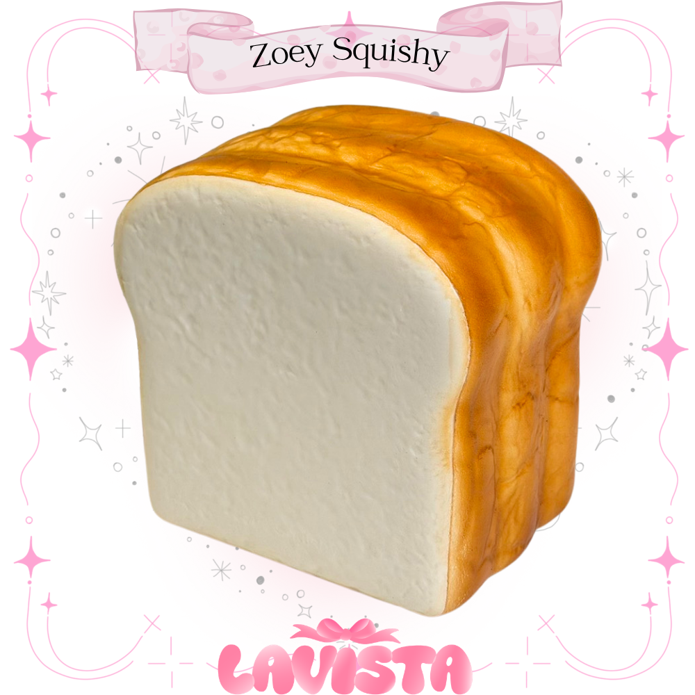 "Raw Toast" สกุชชี่แบรนด์ Zoey Squishy