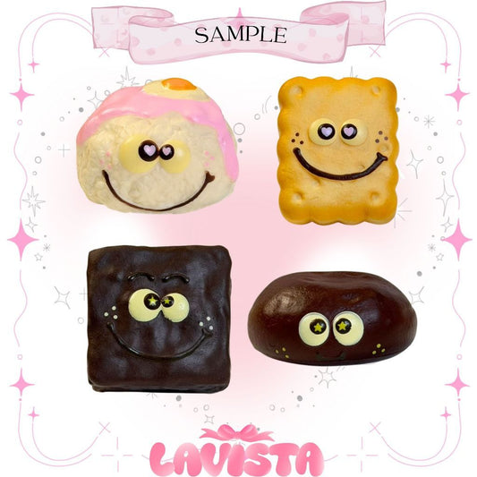 "Dou Dou Eyes Blind Box" จุ่มสกุชชี่แบรนด์ Lisa Squishy