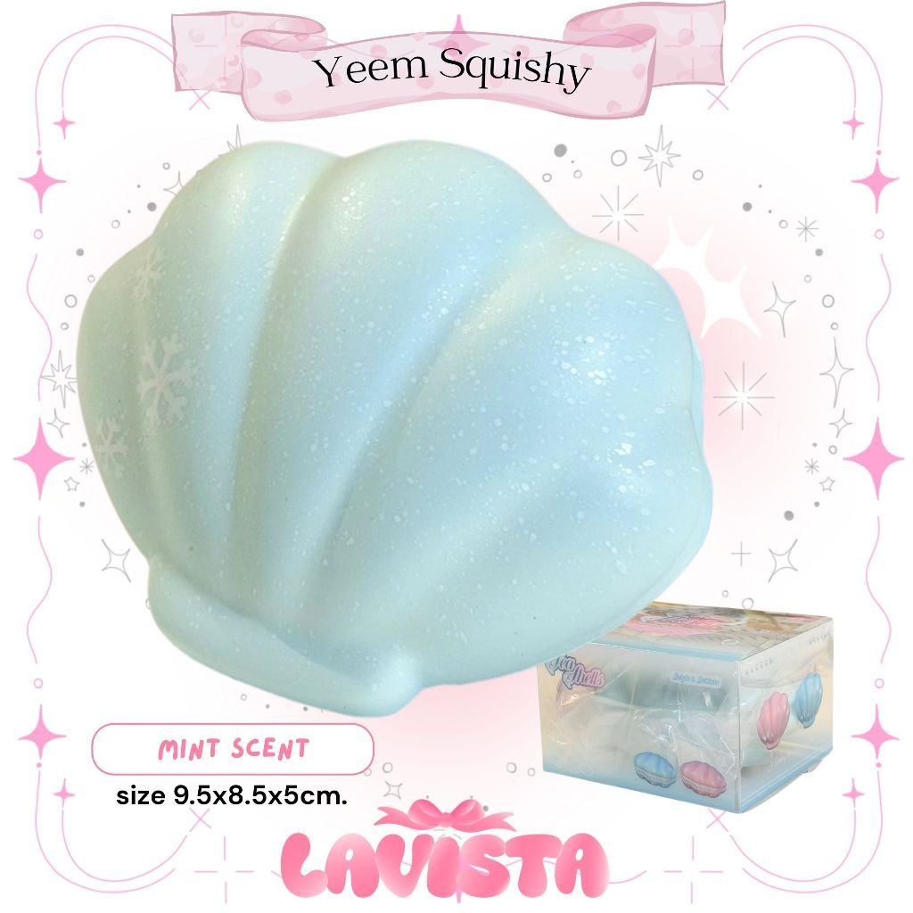 "Sea Shells" สกุชชี่แบรนด์ Yeem Squishy (2สี)