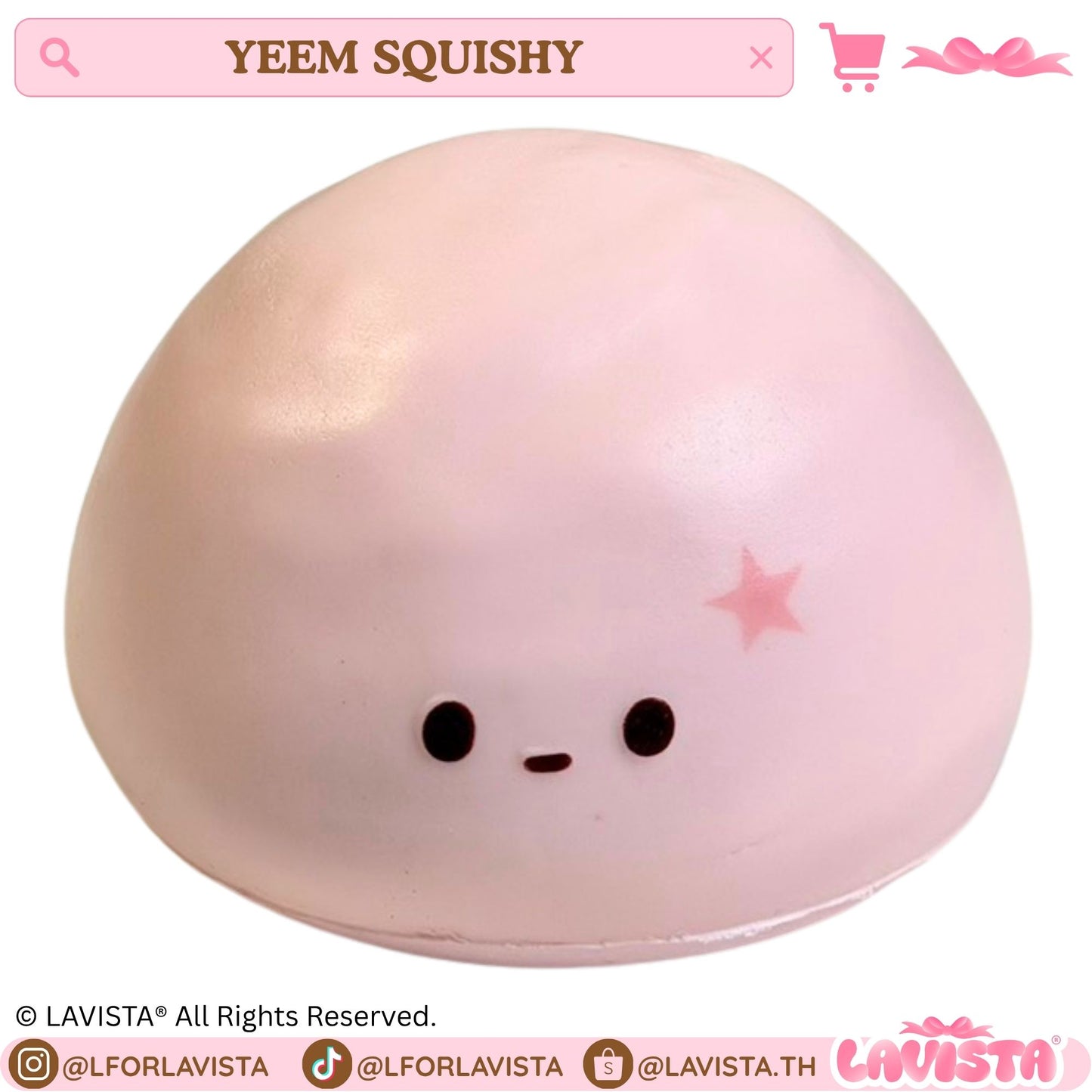 "Cream" สกุชชี่แบรนด์ Yeem Squishy (2สี)