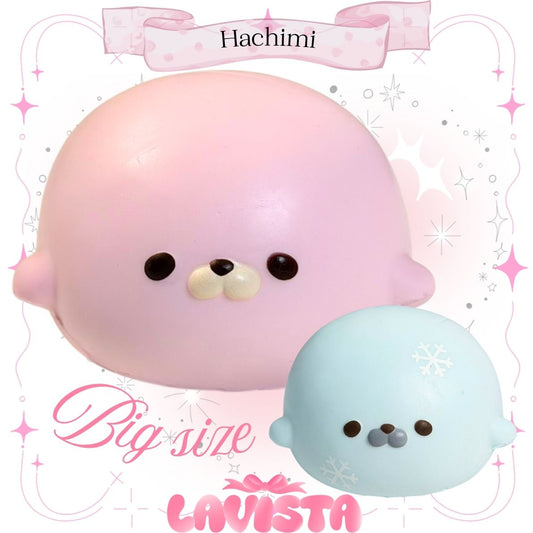 "Big Seal" สกุชชี่แมวน้ำไซส์ใหญ่แบรนด์ Hachimi (2สี)