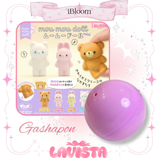 "Mou Mou Doll" กาชาปองรูปแบบสุ่มแบรนด์ iBloom