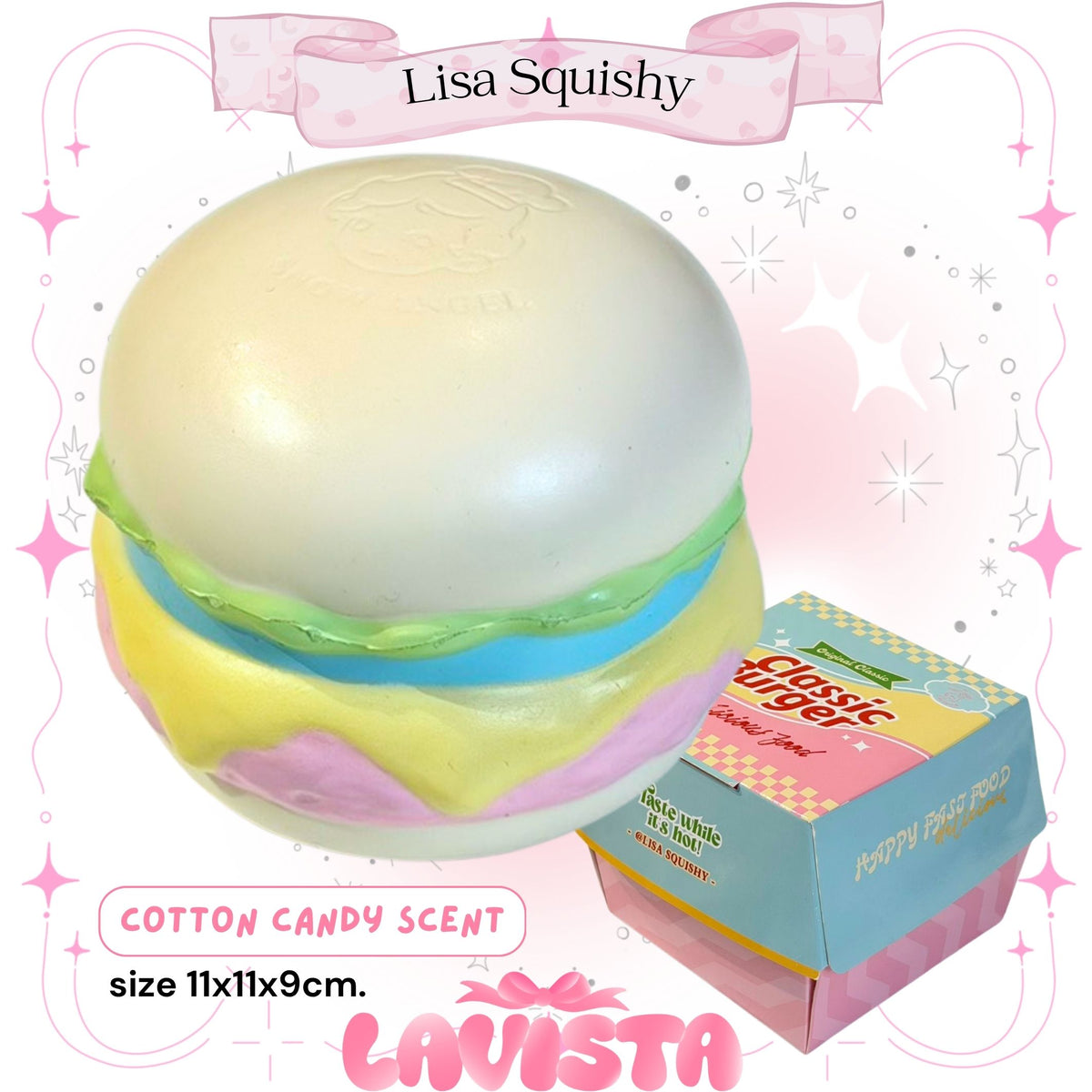 "Hamburger" สกุชชี่แบรนด์ Lisa