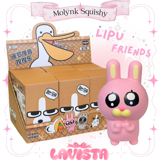 "LiPU friends" กล่องจุ่มสกุชชี่แบรนด์ Molynk