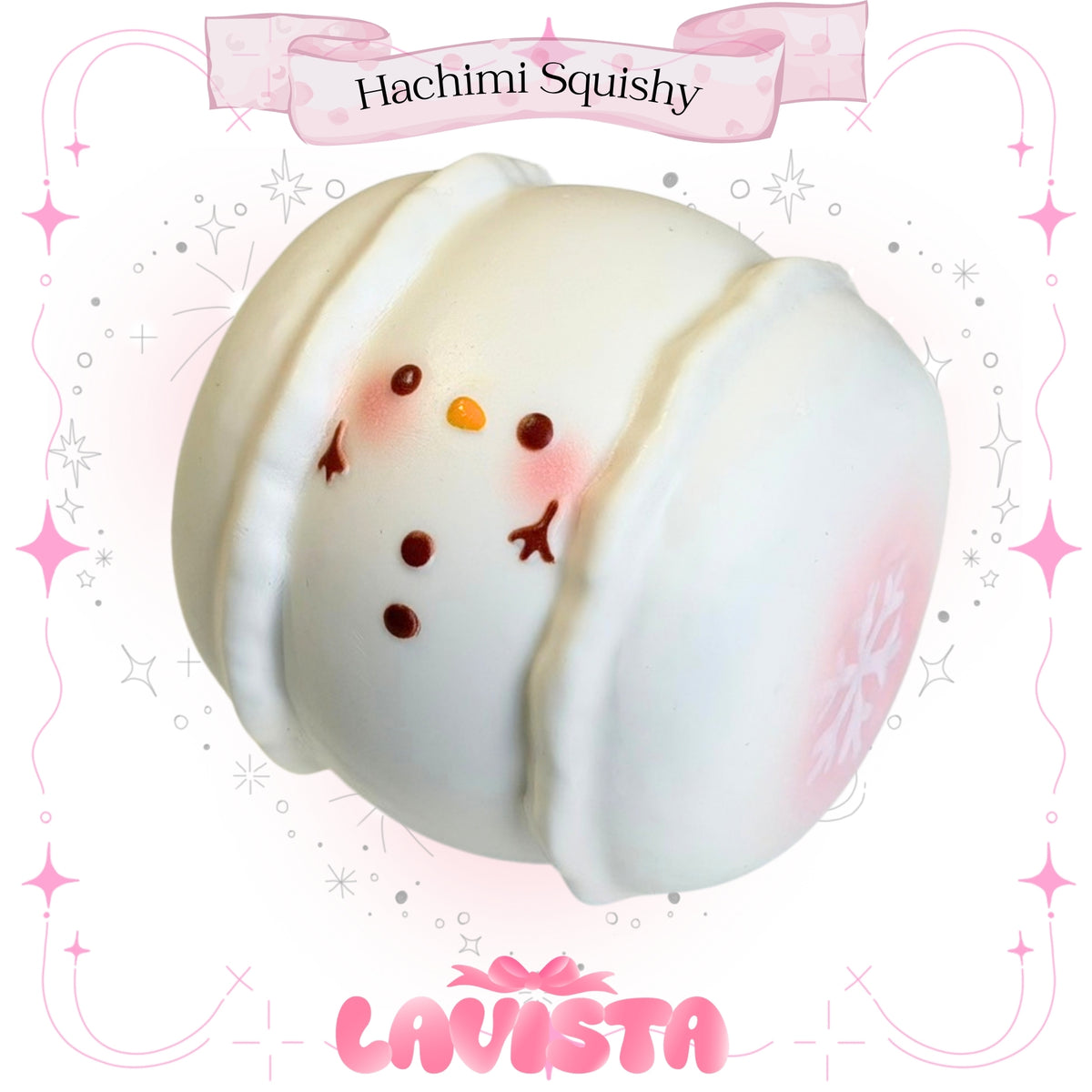 "Snow Macaron" สกุชชี่แบรนด์ HACHIMI