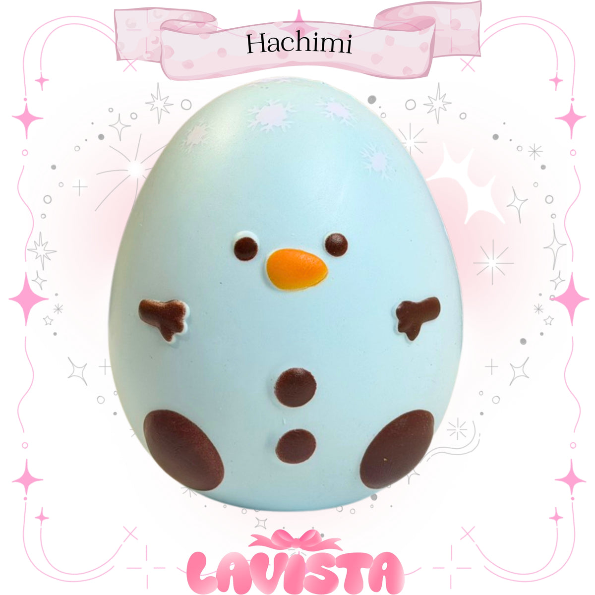 "Snow Egg" สกุชชี่แบรนด์ Hachimi