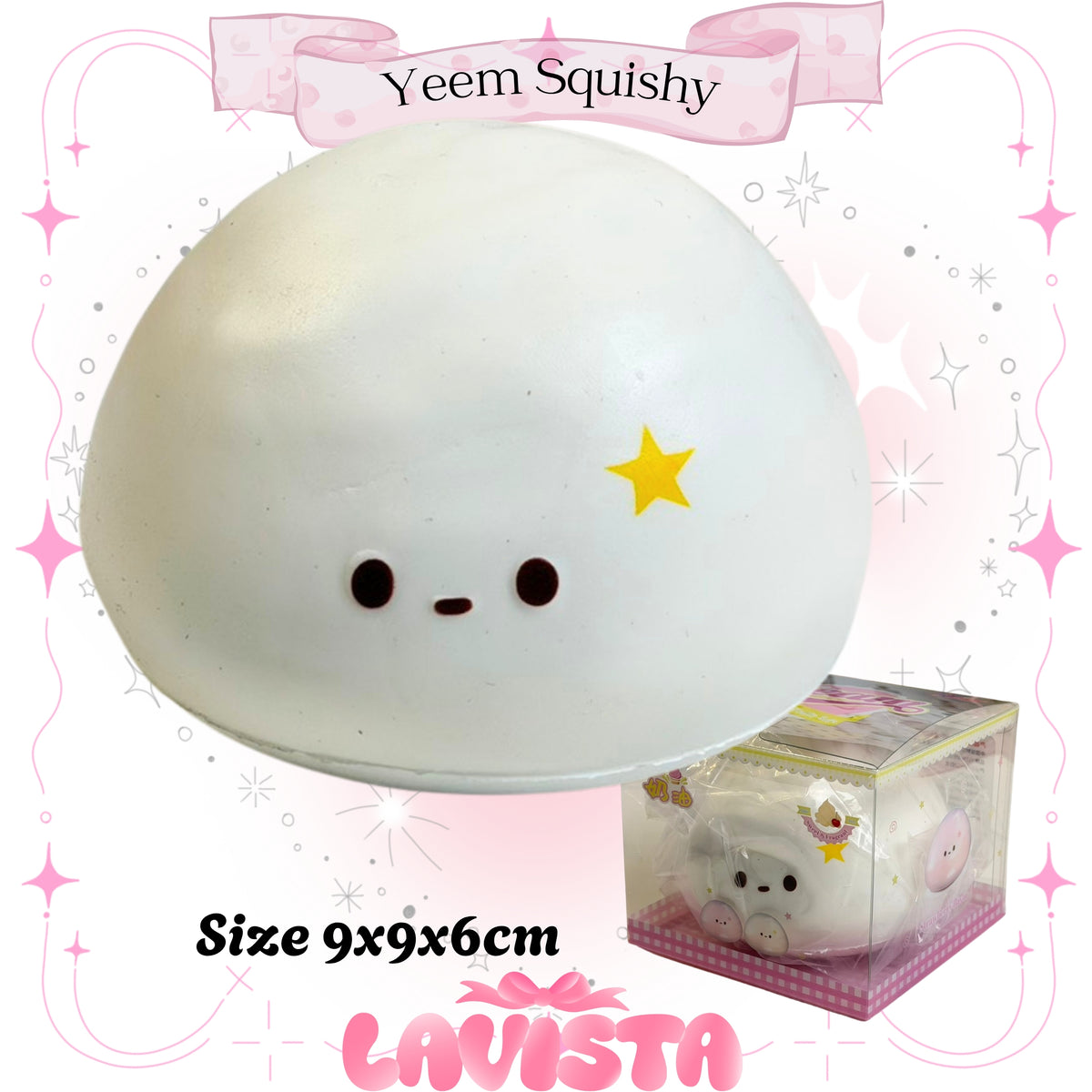"Cream" สกุชชี่แบรนด์ Yeem Squishy (2สี)