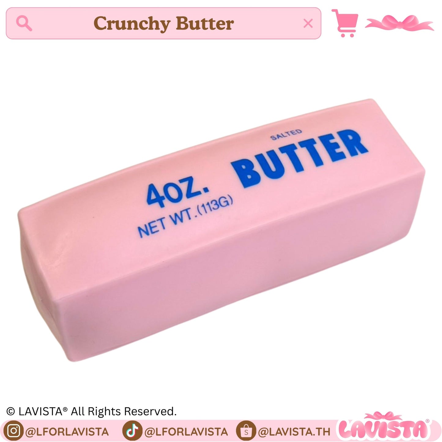 "Crunchy Butter" Fidget with crunchy sound (2 colors)