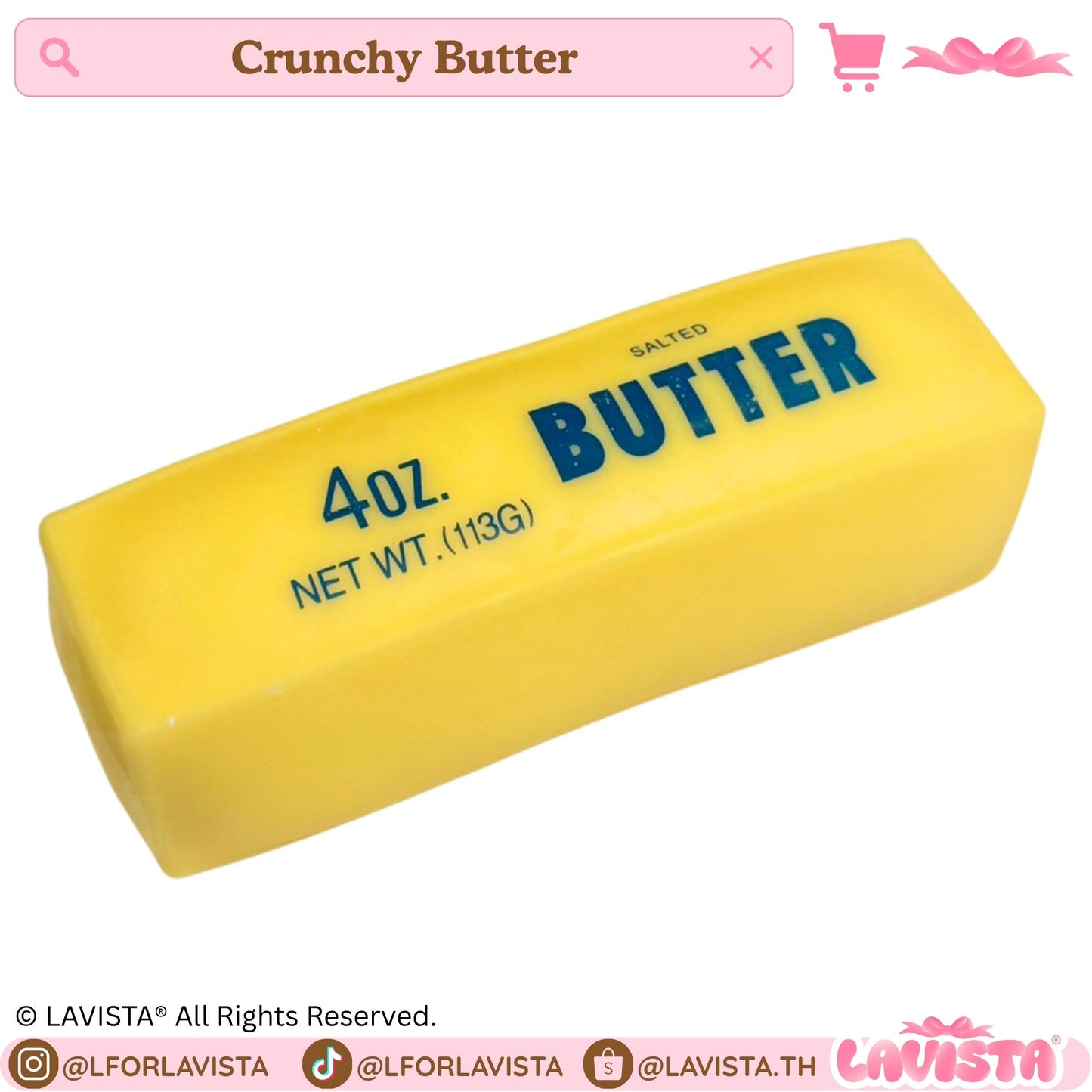 "Crunchy Butter" Fidget with crunchy sound (2 colors)