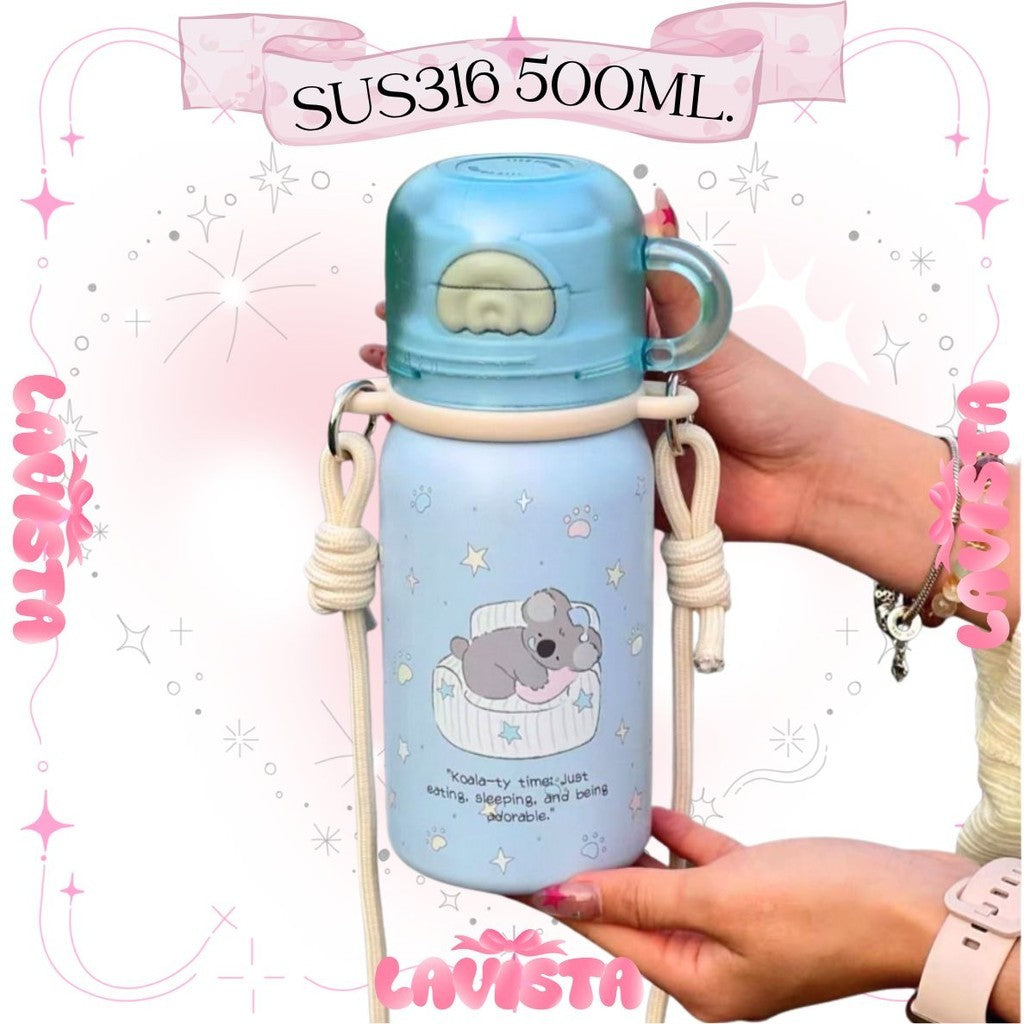 กระติกน้ำเก็บความเย็น สแตนเลส316 500ML.