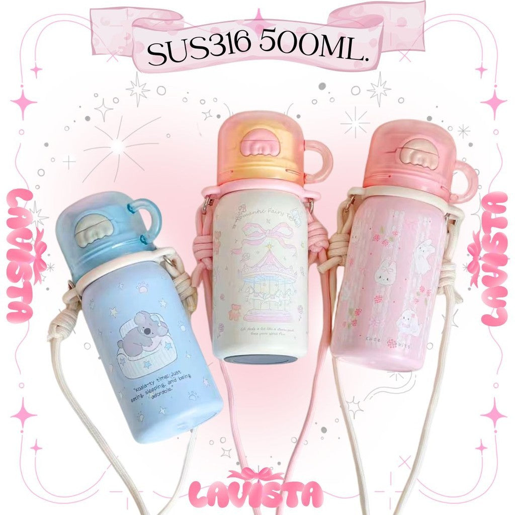 กระติกน้ำเก็บความเย็น สแตนเลส316 500ML.