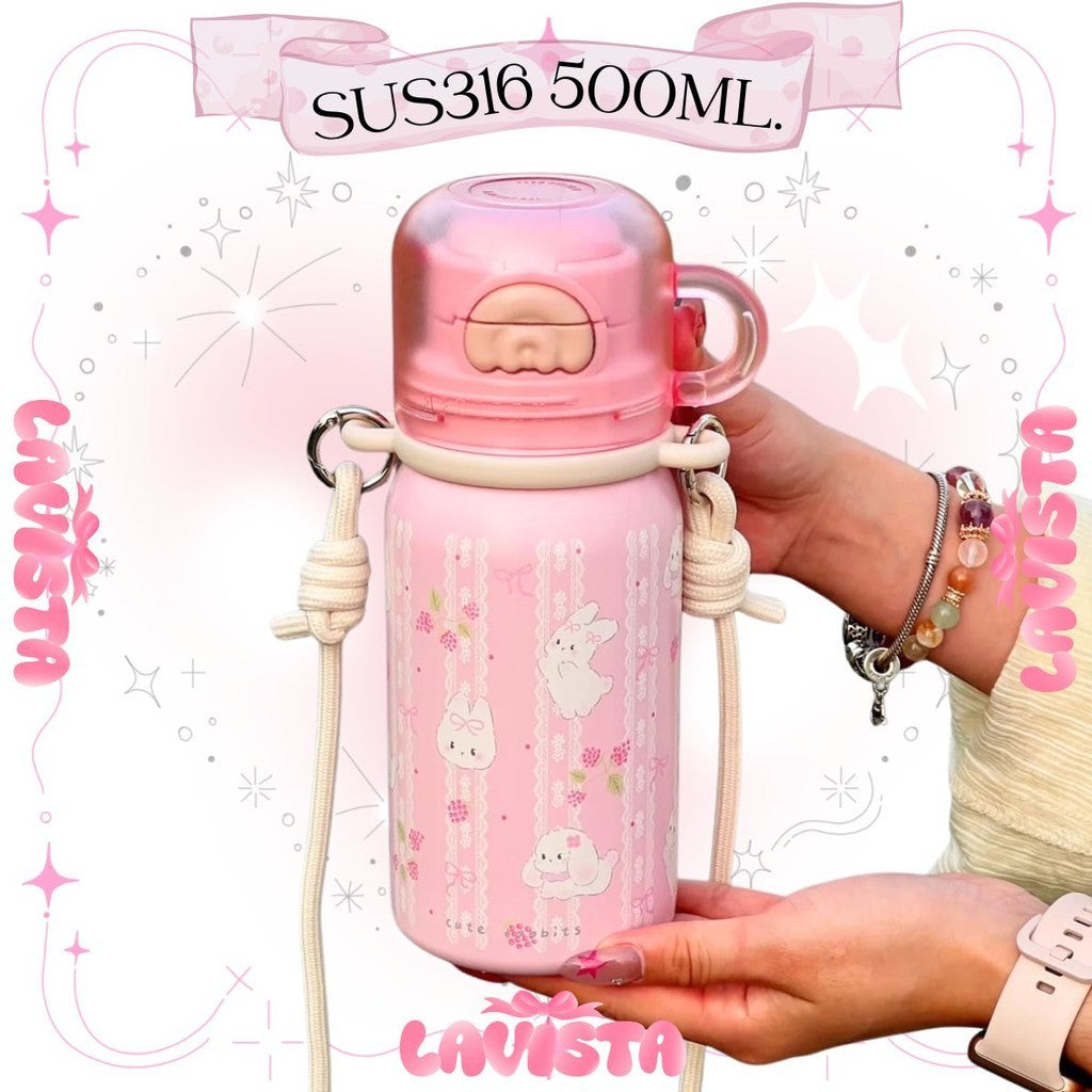 กระติกน้ำเก็บความเย็น สแตนเลส316 500ML.
