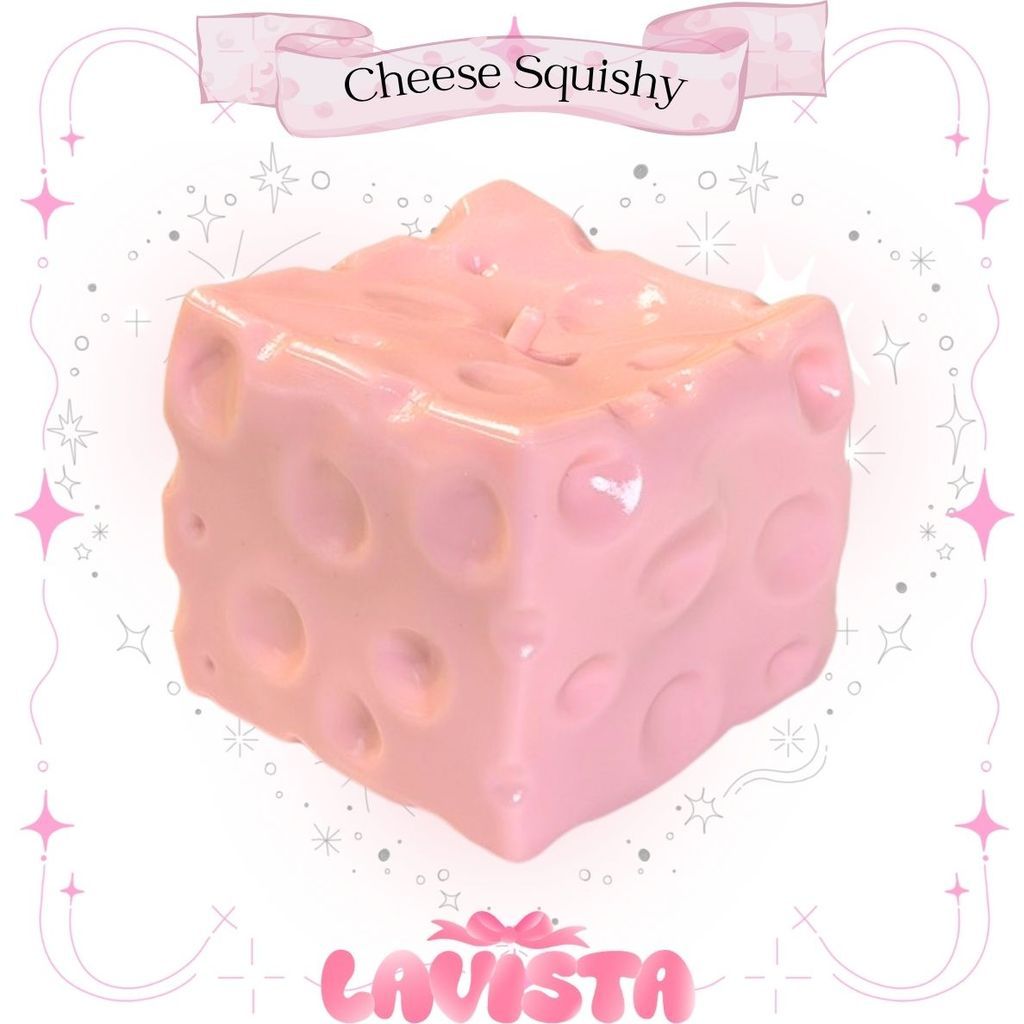 "Cheese fidget" Soft fidget with Vaseline gel filling (2 colors)