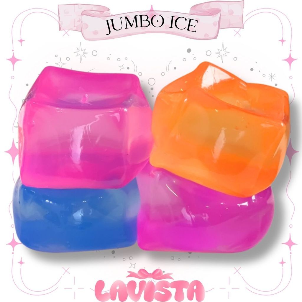 "Jumbo Ice Cube" ต้องแช่ตู้เย็นก่อนเล่น10-30นาที (4สี)