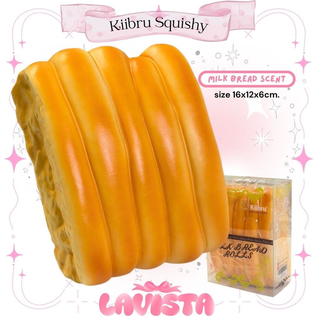 "Milk Bread Rolls" สกุชชี่แบรนด์ Kiibru