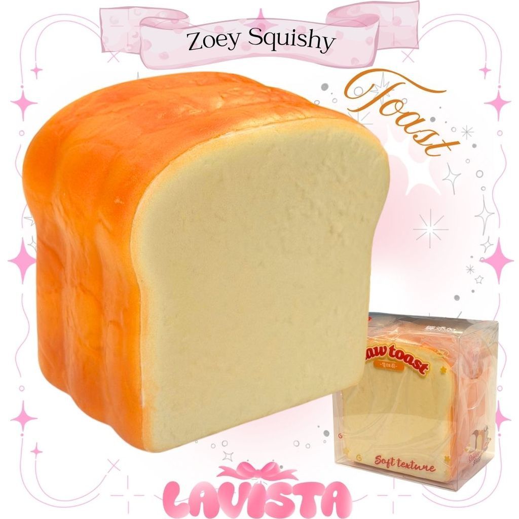 "Raw Toast" สกุชชี่แบรนด์ Zoey Squishy