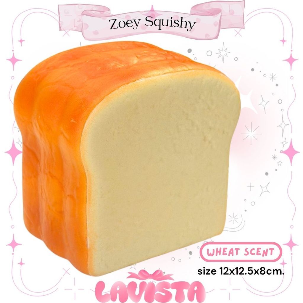 "Raw Toast" สกุชชี่แบรนด์ Zoey Squishy