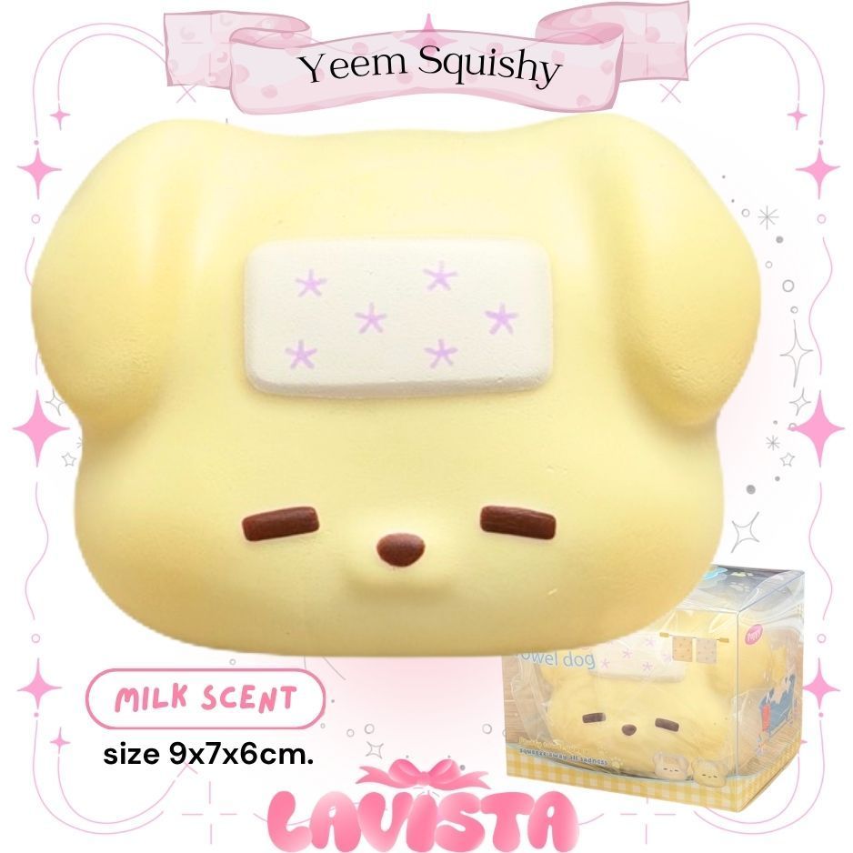 "Towel Dog" Squishy by Yeem (2 colors)