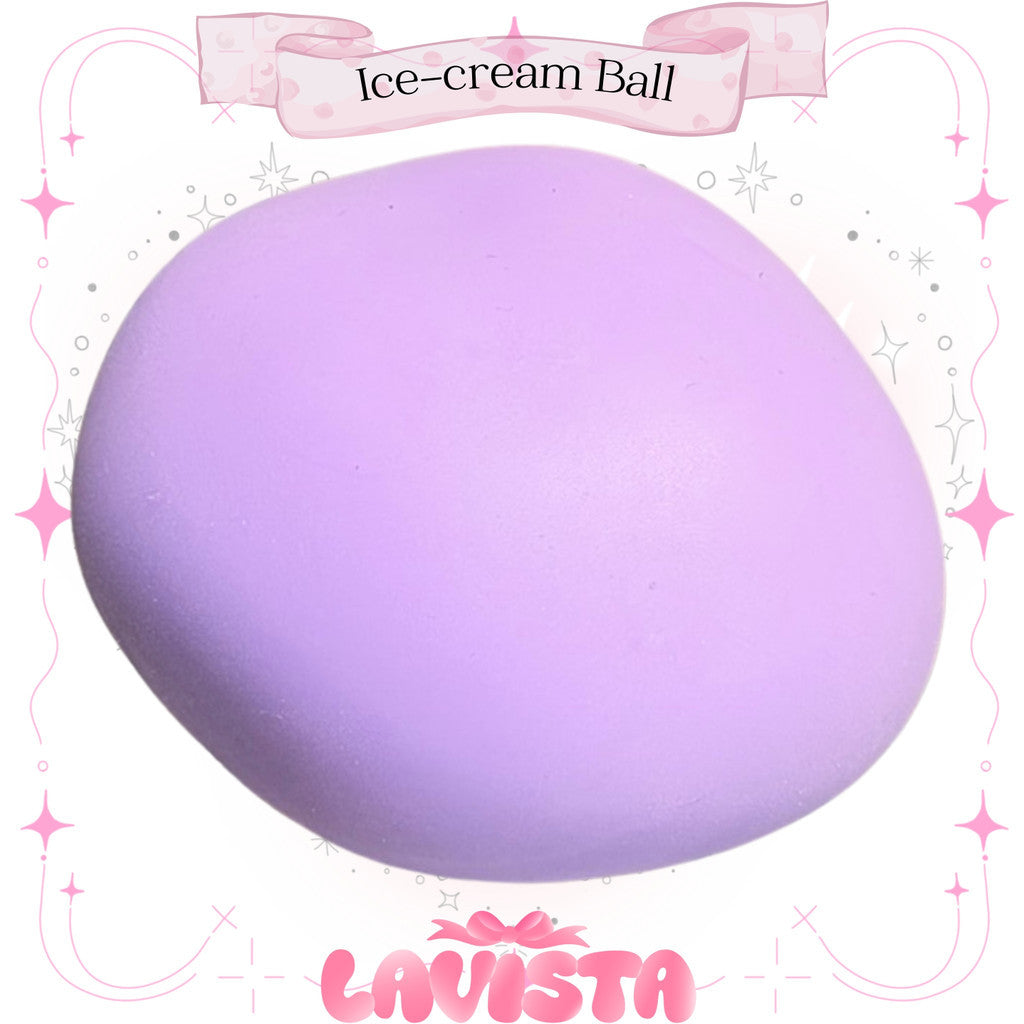 Ice-cream ball ฟิดเจทสัมผัสใหม่สอดไส้มูสเนื้อแน่นเหมาะกับบีบบริหารมือ