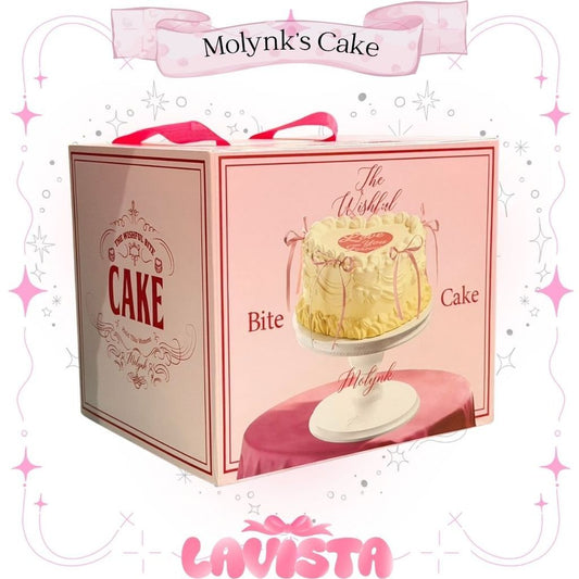 "Birthday Cake" สกุชชี่เค้กพร้อมฐานตั้งแบรนด์ Molynk (2สี)