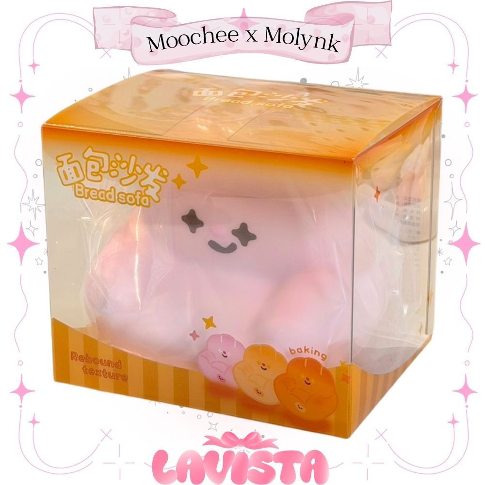 "Sofa Bread" Squishy by Moochee x Molynk (3 colors)