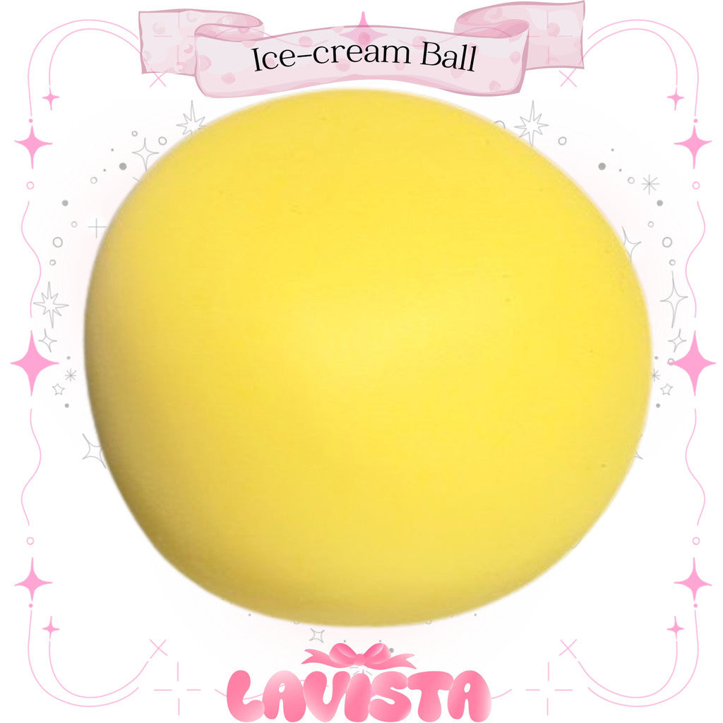 Ice-cream ball ฟิดเจทสัมผัสใหม่สอดไส้มูสเนื้อแน่นเหมาะกับบีบบริหารมือ