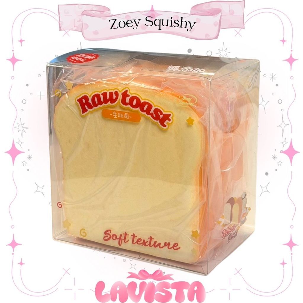 "Raw Toast" สกุชชี่แบรนด์ Zoey Squishy