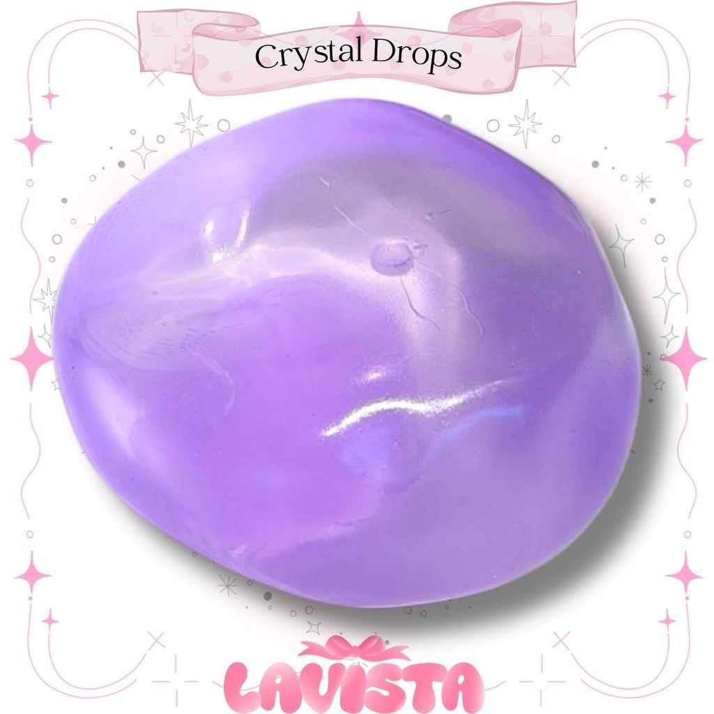 "Crystal Drops" soft fidget toy with Vaseline filling (4 colors)
