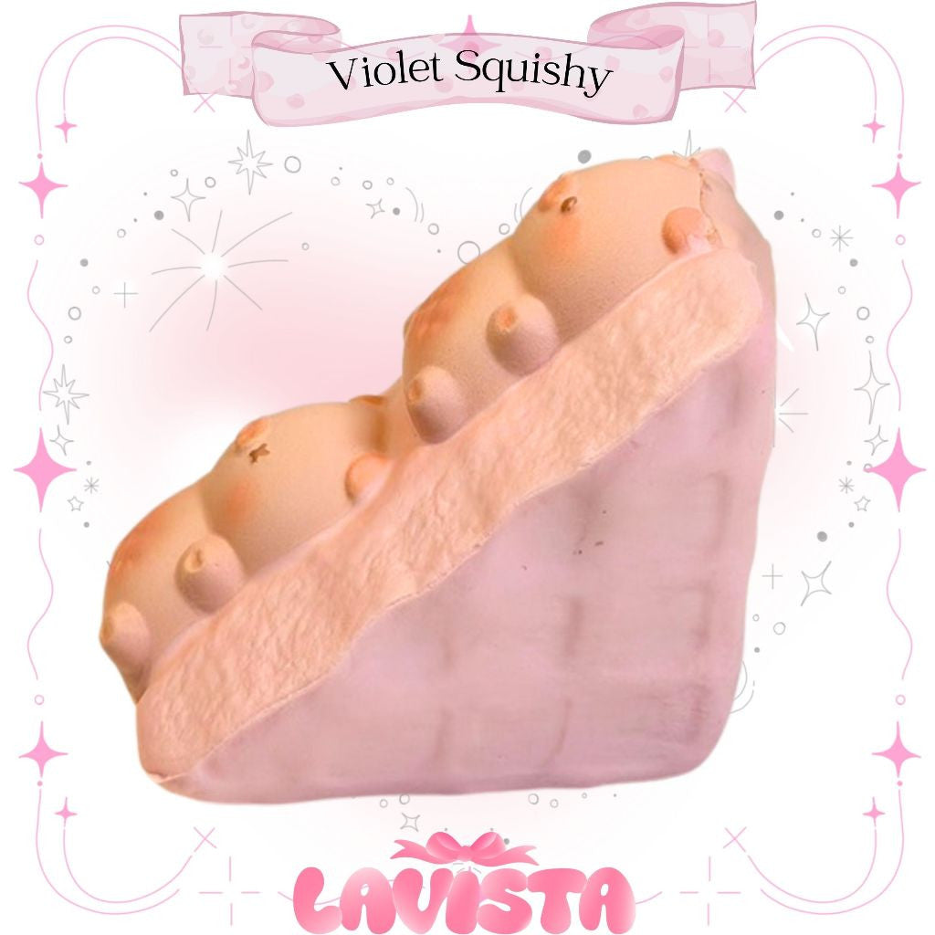 "Pork Sandwich" สกุชชี่แบรนด์ Violet Squishy by Molynk