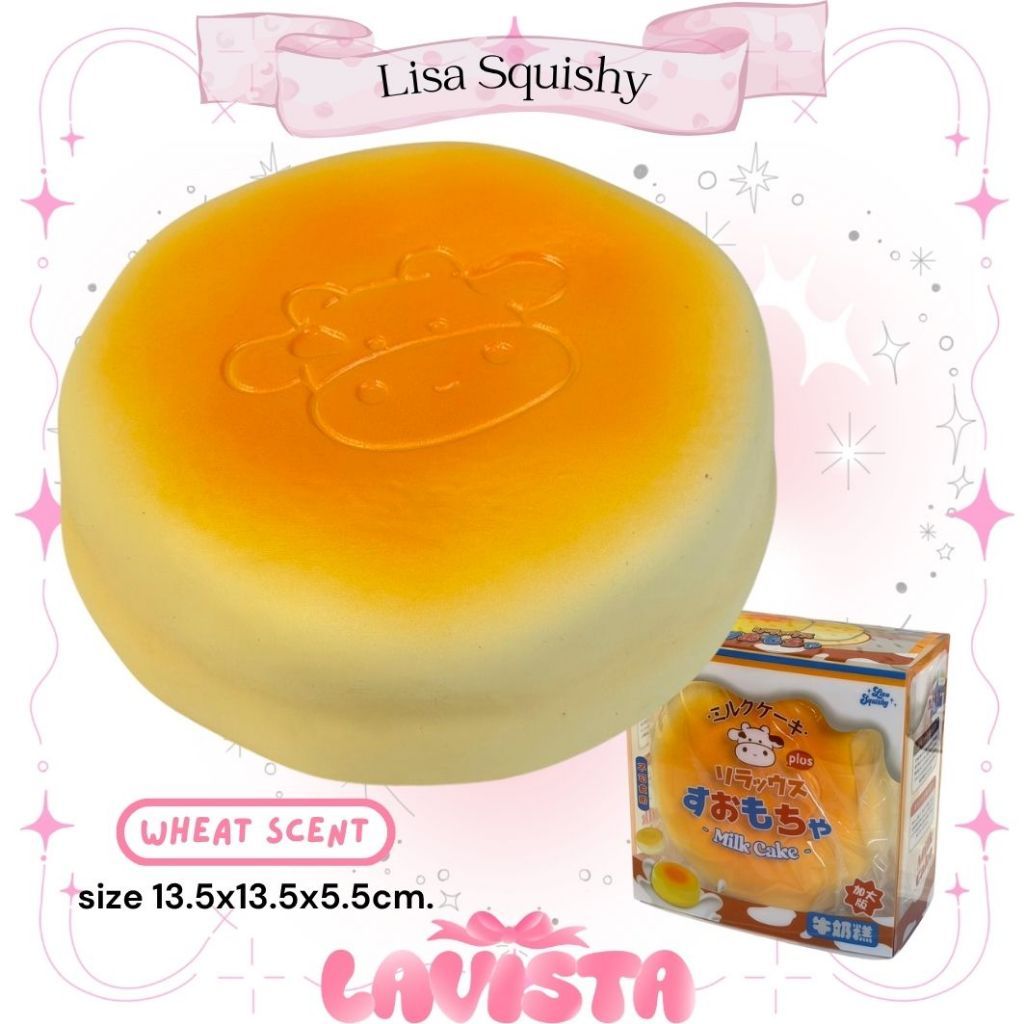 "Milk Cake" สกุชชี่แบรนด์ Lisa Squishy (2สี)