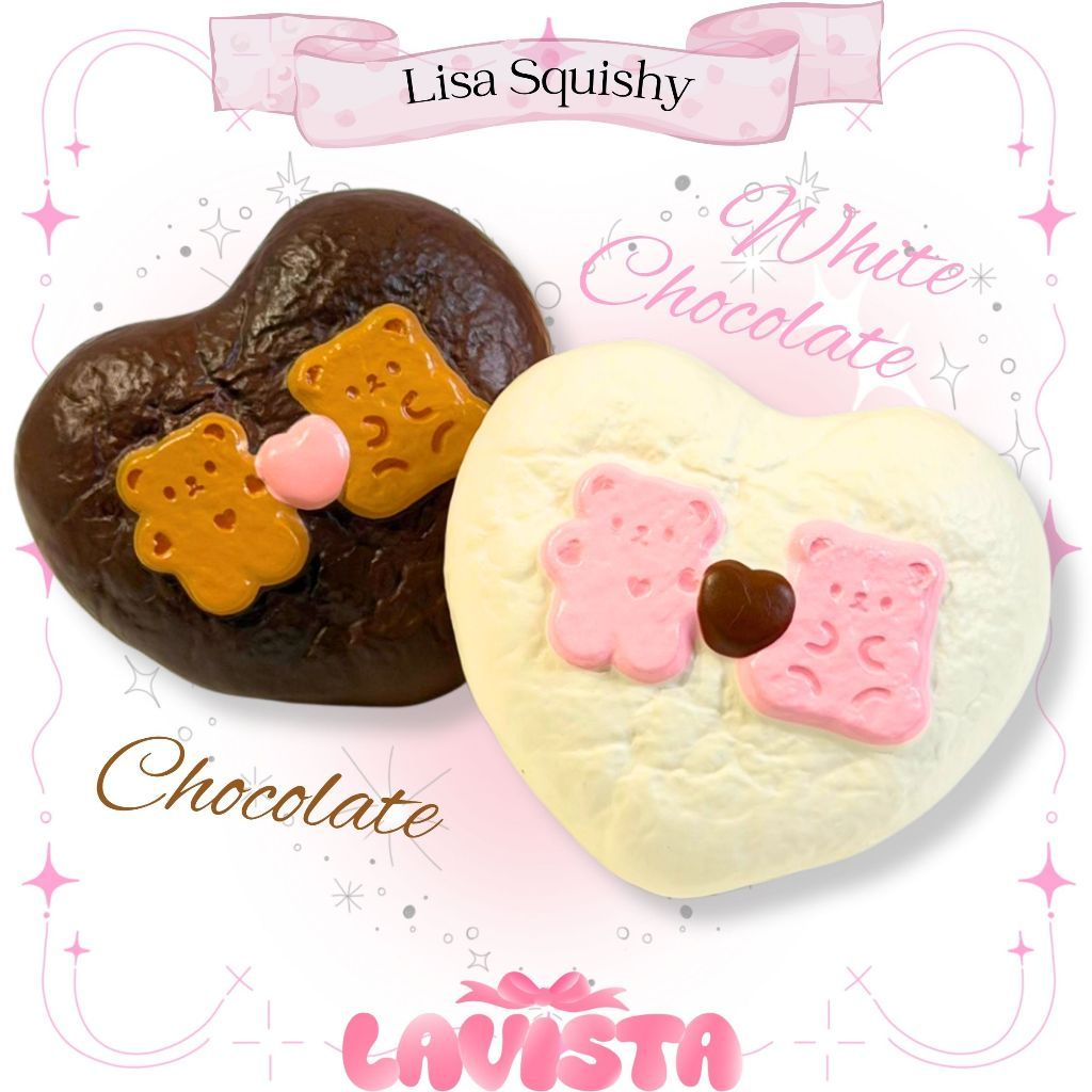 "Bear Brownie" สกุชชี่แบรนด์ Lisa Squishy