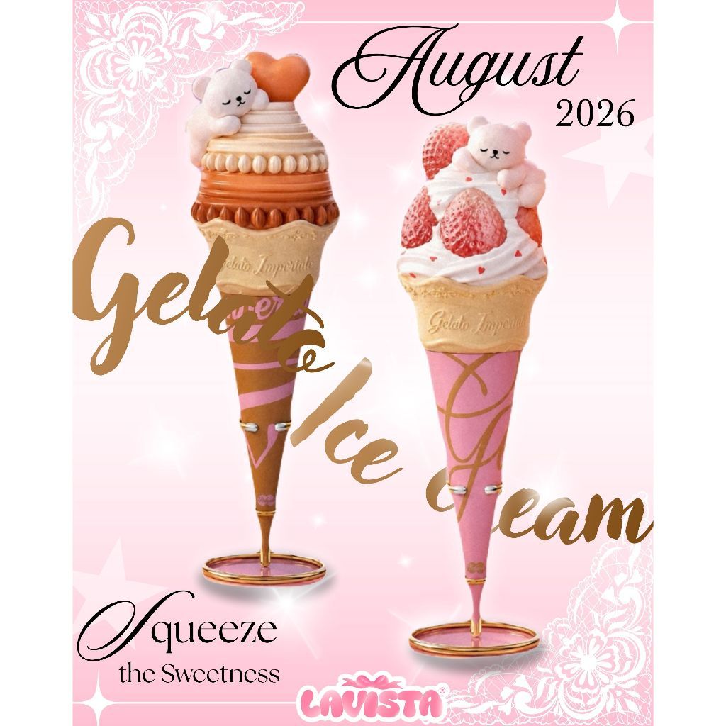 "Gelato Imperial" สกุชชี่แบรนด์ Molynk พร้อมขาตั้ง (2สี)