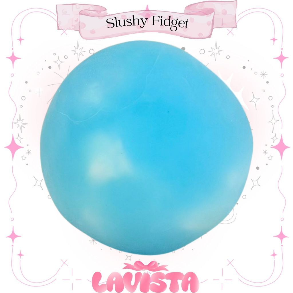 "Slushy Fidget" เนื้อสัมผัสนุ่มพร้อมเกล็ดหิมะ