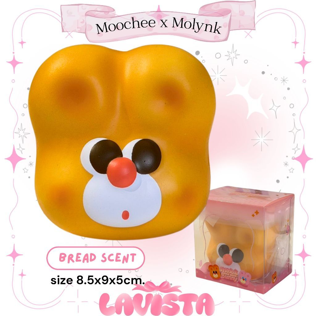 "Good Good Bunny" สกุชชี่แบรนด์ Moochee x Molynk (3สี)