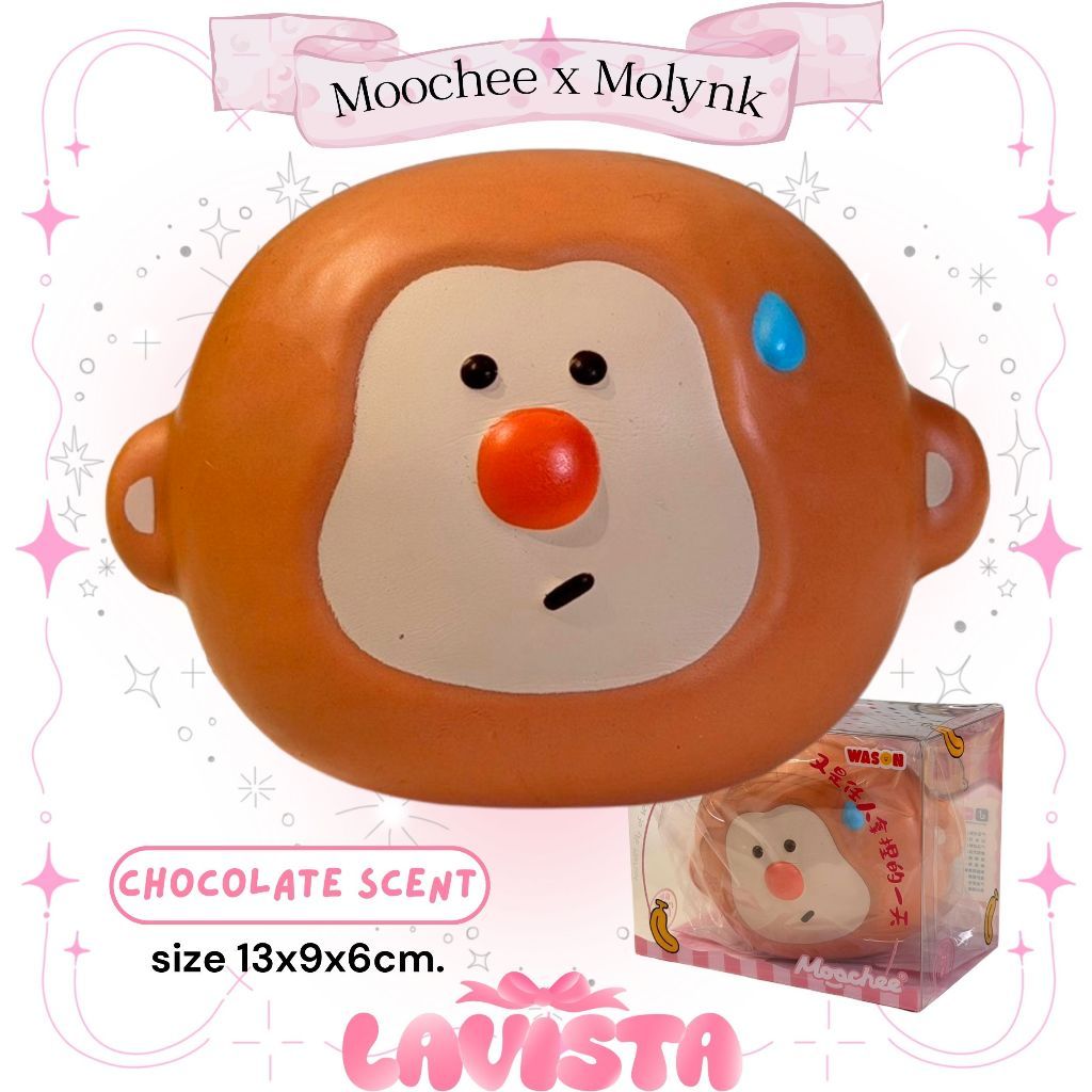 "Wason Monkey" สกุชชี่แบรนด์ Moochee x Molynk (3สี)