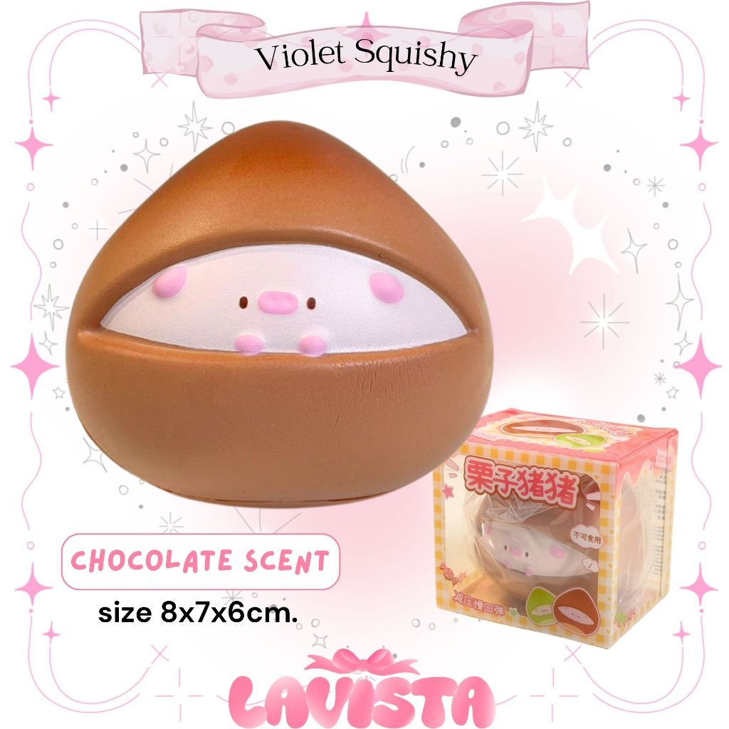 "Chestnuts" สกุชชี่แบรนด์ Violet Squishy by Molynk (2สี)