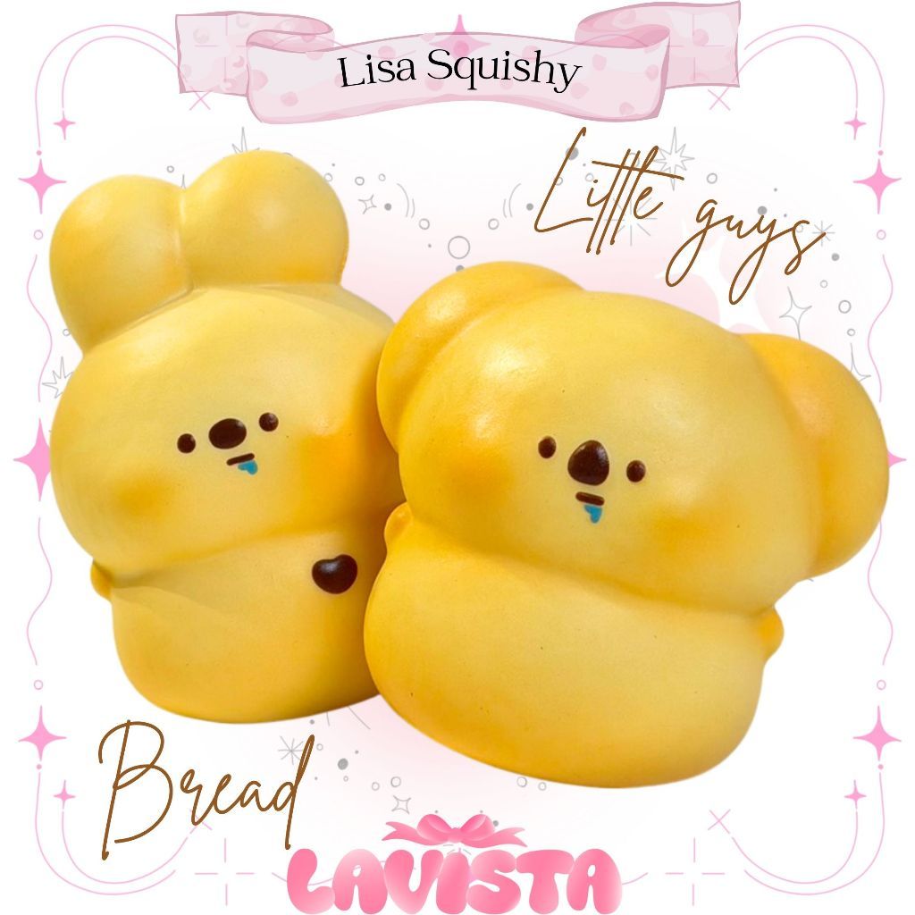 "Little Guys" สีขนมปัง แบรนด์ Lisa Squishy