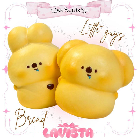 "Little Guys" สีขนมปัง แบรนด์ Lisa Squishy