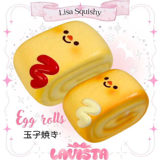 "Tamagoyaki" สกุชชี่แบรนด์ Lisa Squishy (2สี)