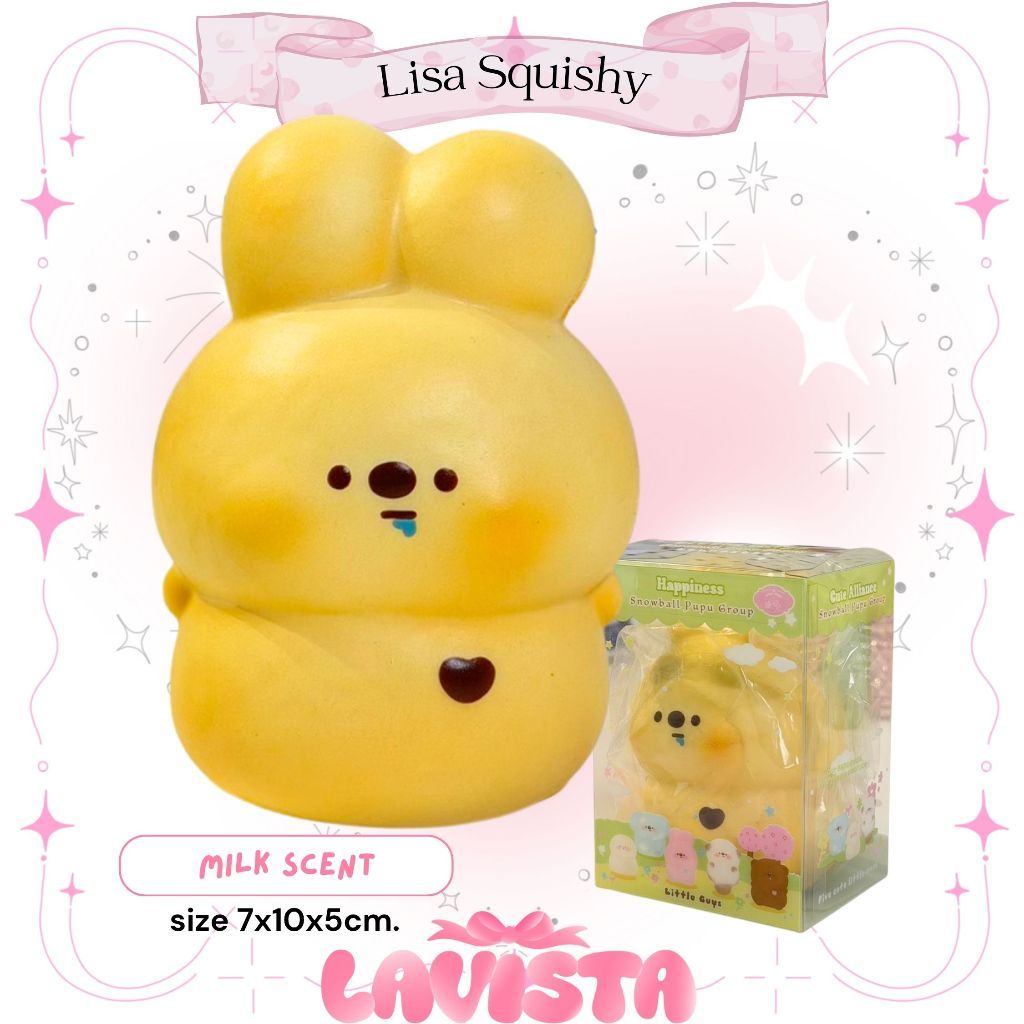 "Little Guys" สีขนมปัง แบรนด์ Lisa Squishy