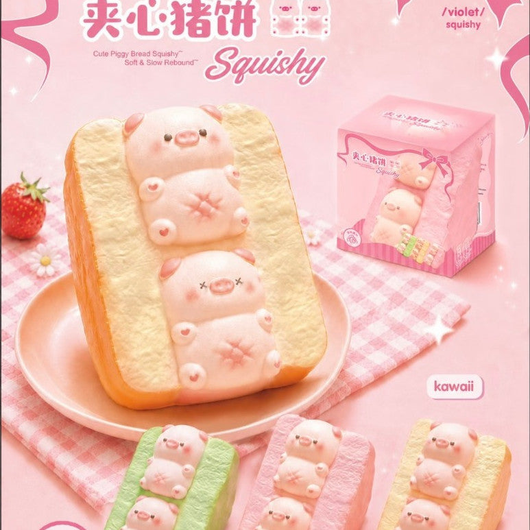 "Pork Sandwich" สกุชชี่แบรนด์ Violet Squishy by Molynk