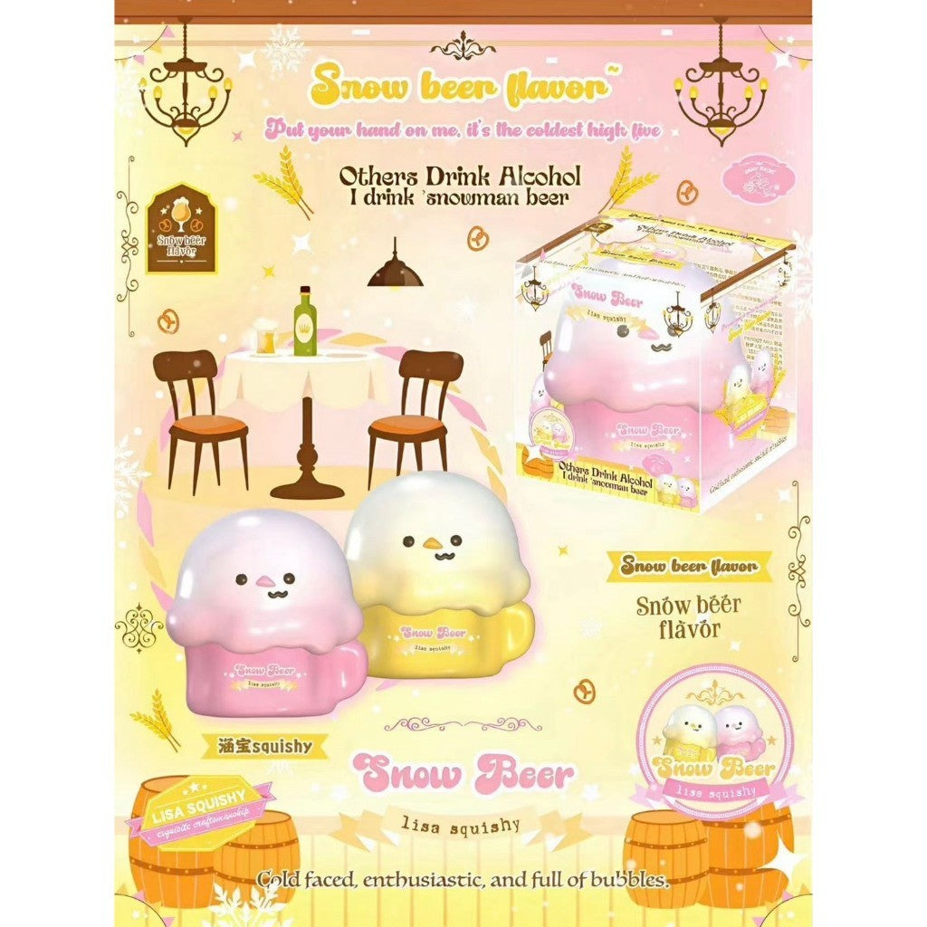 "Snow Beer" Lisa Squishy brand squishy