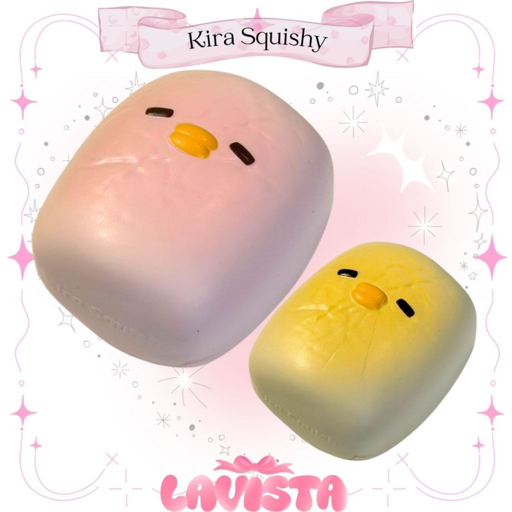 "Duck Marshmallow" สกุชชี่แบรนด์ Kira by LISA Squishy (2สี)