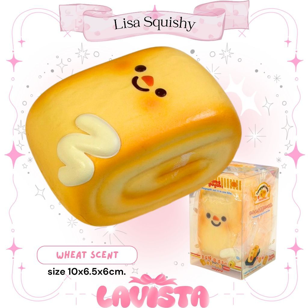 "Tamagoyaki" สกุชชี่แบรนด์ Lisa Squishy (2สี)