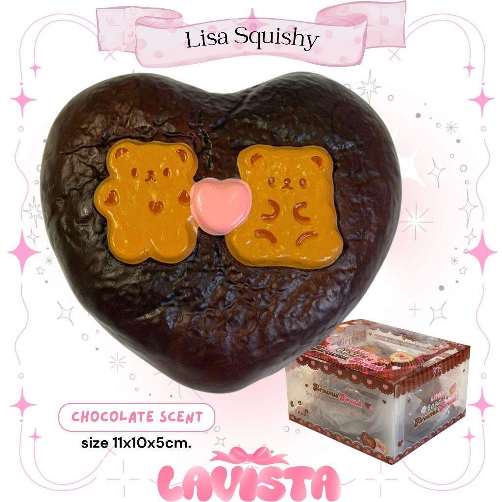 "Bear Brownie" สกุชชี่แบรนด์ Lisa Squishy
