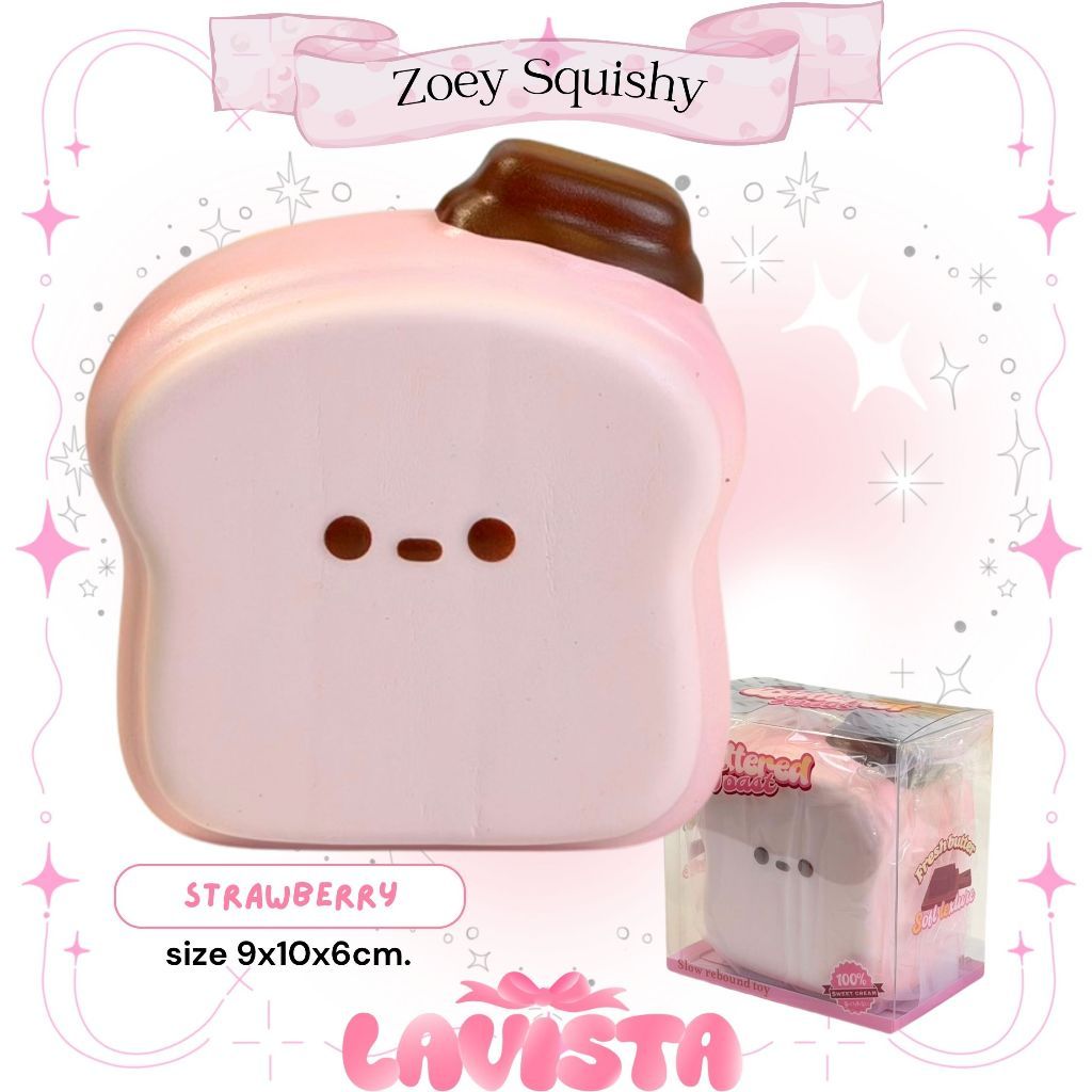 "Buttered Toast" สกุชชี่แบรนด์ Zoey Squishy