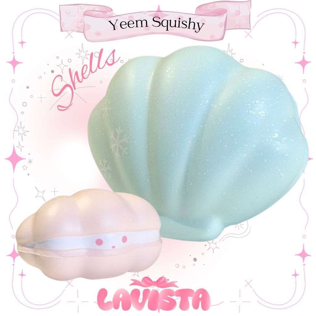 "Sea Shells" สกุชชี่แบรนด์ Yeem Squishy (2สี)