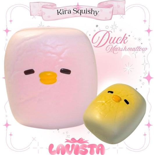 "Duck Marshmallow" สกุชชี่แบรนด์ Kira by LISA Squishy (2สี)