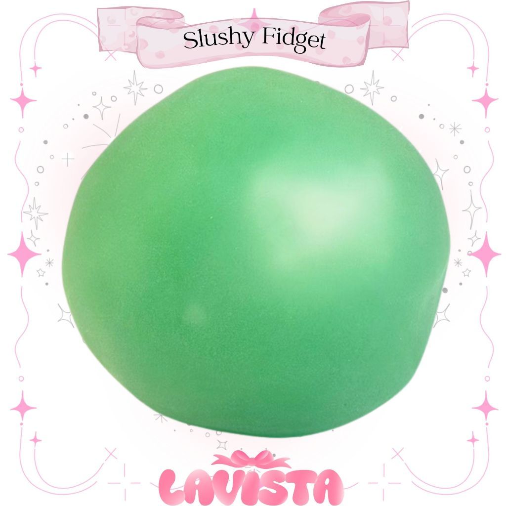 "Slushy Fidget" เนื้อสัมผัสนุ่มพร้อมเกล็ดหิมะ