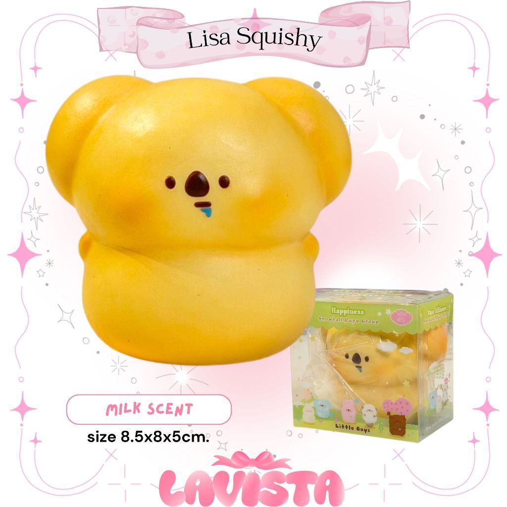 "Little Guys" สีขนมปัง แบรนด์ Lisa Squishy